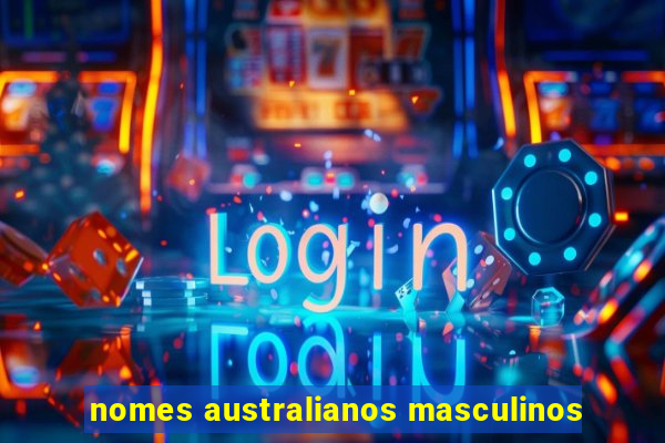 nomes australianos masculinos